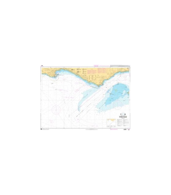 OceanGrafix French (SHOM) Nautical Chart 7651 Entrée du Rio Tejo et Baía de Cascais