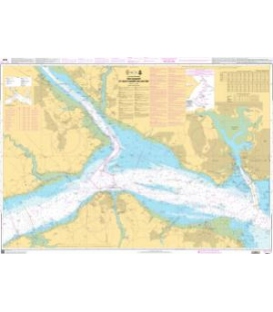 OceanGrafix French (SHOM) Nautical Chart 7647 The Solent et Southampton Water