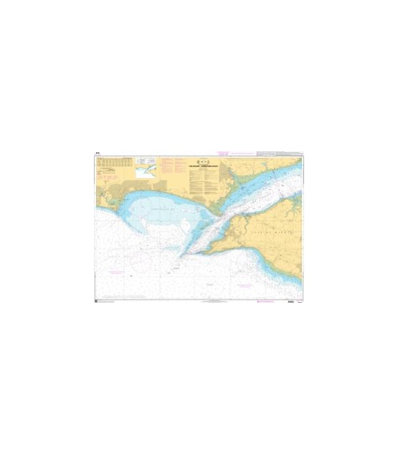 OceanGrafix French (SHOM) Nautical Chart 7646 The Solent - Approches Ouest