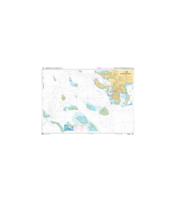 OceanGrafix French (SHOM) Nautical Chart 7644 Accès au Port de Nouméa