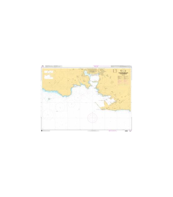 OceanGrafix French (SHOM) Nautical Chart 7642 Puertos de Cartagena et Escombreras