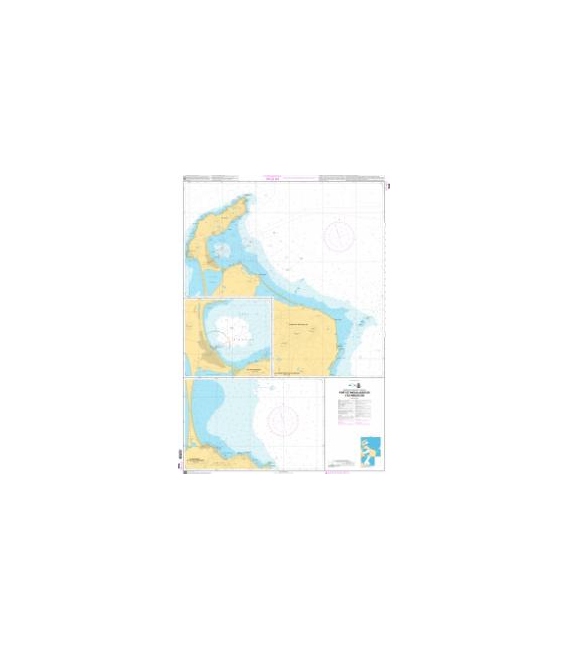 OceanGrafix French (SHOM) Nautical Chart 7640 Port et mouillages de lÎle Miquelon