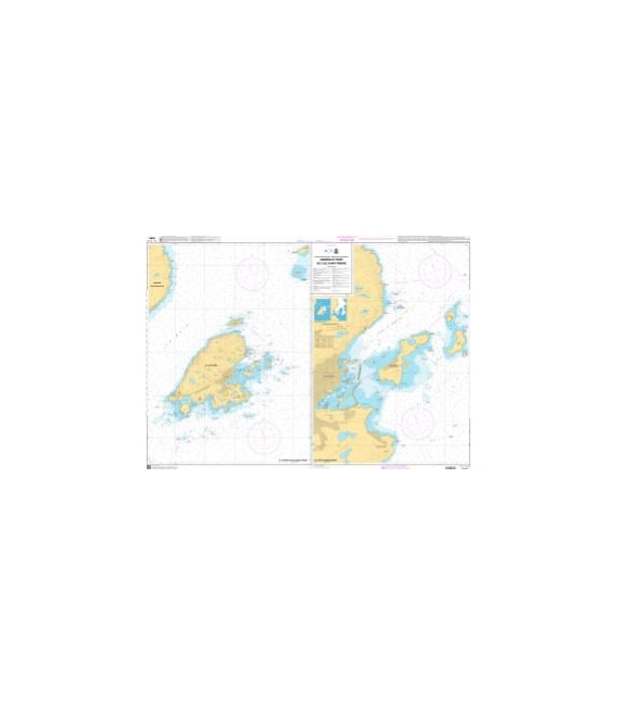 OceanGrafix French (SHOM) Nautical Chart 7639 Abords et port de lÎle Saint-Pierre