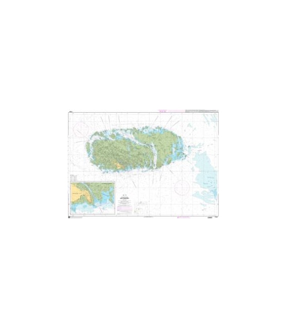 OceanGrafix French (SHOM) Nautical Chart 7134 Iles Chausey