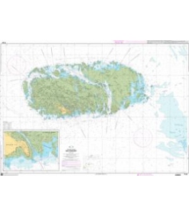 OceanGrafix French (SHOM) Nautical Chart 7134 Iles Chausey
