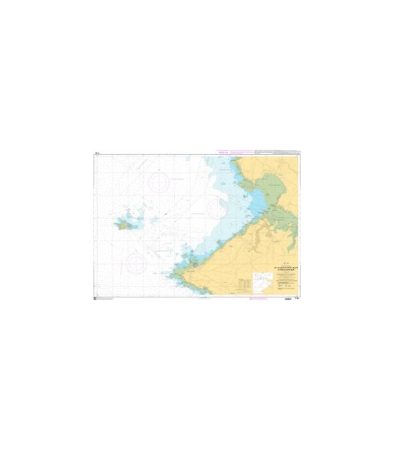 OceanGrafix French (SHOM) Nautical Chart 7136 De la Baie de Pont-Mahé à Piriac-sur-Mer