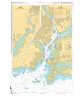 OceanGrafix French (SHOM) Nautical Chart 7140 Passes et Rade de Lorient