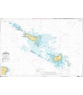OceanGrafix French (SHOM) Nautical Chart 7143 Abords des Iles de Houat et de Hoëdic