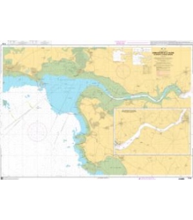 OceanGrafix French (SHOM) Nautical Chart 7144 Embouchure de la Vilaine - De Damgan à La Roche-Bernard