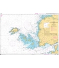 OceanGrafix French (SHOM) Nautical Chart 7149 Du Goulet de Brest à Portsall - Île dOuessant
