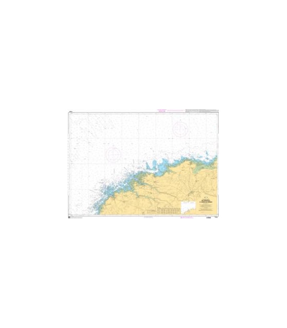 OceanGrafix French (SHOM) Nautical Chart 7150 De Portsall à lAnse de Kernic