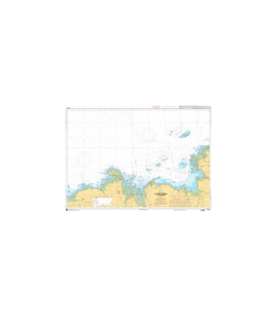 OceanGrafix French (SHOM) Nautical Chart 7151 De lanse de Kernic à lîle Grande