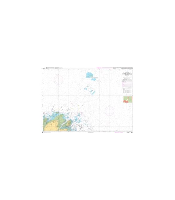 OceanGrafix French (SHOM) Nautical Chart 7153 De lÎle de Bréhat au Plateau des Roches Douvres