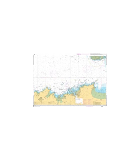 OceanGrafix French (SHOM) Nautical Chart 7155 Du Cap Fréhel à la Pointe du Grouin - Approches de Saint-Malo