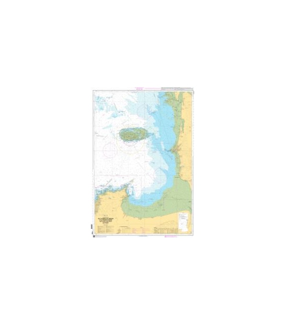OceanGrafix French (SHOM) Nautical Chart 7156 De Pointe du Grouin à Pointe dAgon - Baie Mont-Saint-Michel-Îles Chausey