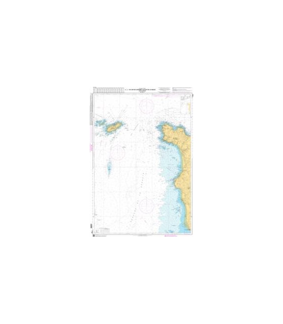 OceanGrafix French (SHOM) Nautical Chart 7158 Du Cap de Carteret au Cap de la Hague - Raz Blanchardentin
