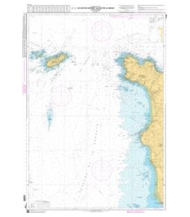 OceanGrafix French (SHOM) Nautical Chart 7158 Du Cap de Carteret au Cap de la Hague - Raz Blanchardentin