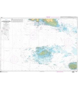 OceanGrafix French (SHOM) Nautical Chart 7161 Des îles Chausey à Jersey - Plateau des Minquiers