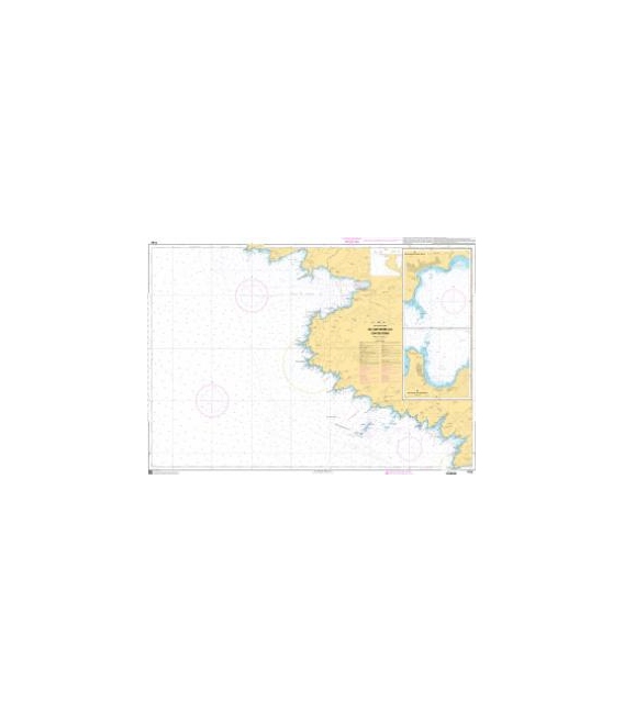 OceanGrafix French (SHOM) Nautical Chart 7162 Du Cap Muro au Cap de Fenontin