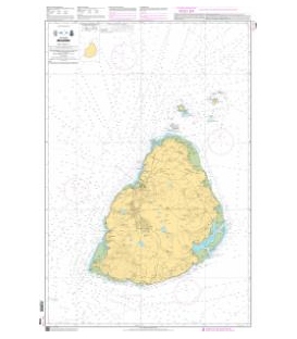 OceanGrafix French (SHOM) Nautical Chart 7165 Maurice