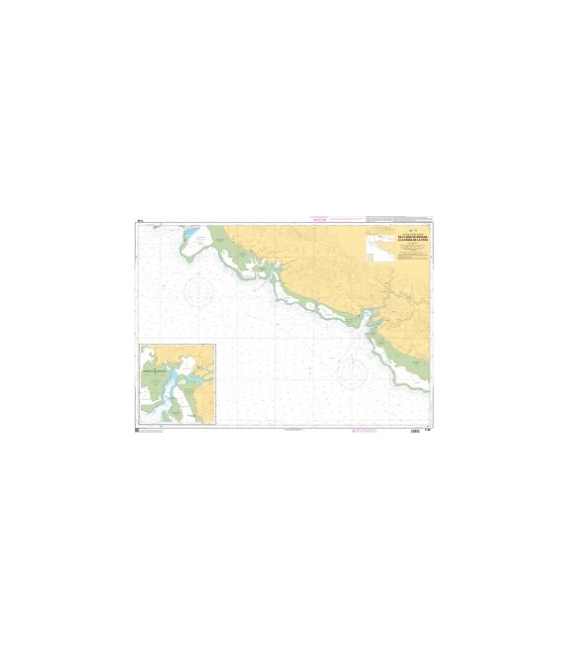 OceanGrafix French (SHOM) Nautical Chart 7168 De la Baie de Bourail à la Passe de la Poya
