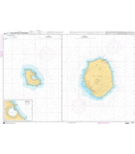 OceanGrafix French (SHOM) Nautical Chart 7170 Îles Saint-Paul et Amsterdam
