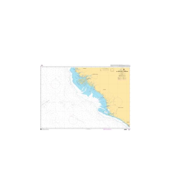 OceanGrafix French (SHOM) Nautical Chart 7185 De Cabo Roxo à Monrovia