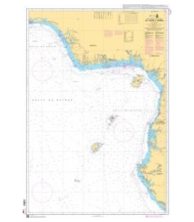 OceanGrafix French (SHOM) Nautical Chart 7188 De Lagos à Gamba