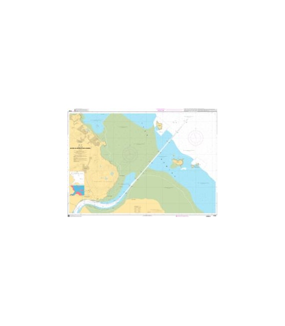 OceanGrafix French (SHOM) Nautical Chart 7378 Accès au Dégrad des Cannes