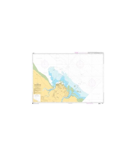 OceanGrafix French (SHOM) Nautical Chart 7379 Abords de Cayenne