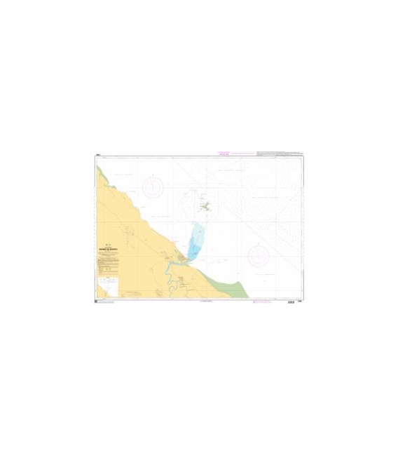 OceanGrafix French (SHOM) Nautical Chart 73780 Abords de Kourou