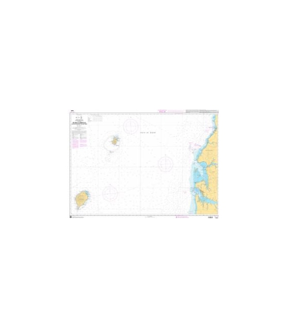 OceanGrafix French (SHOM) Nautical Chart 7383 De Bata à Libreville - Ilhas do Príncipe et de Sǎo Tomé