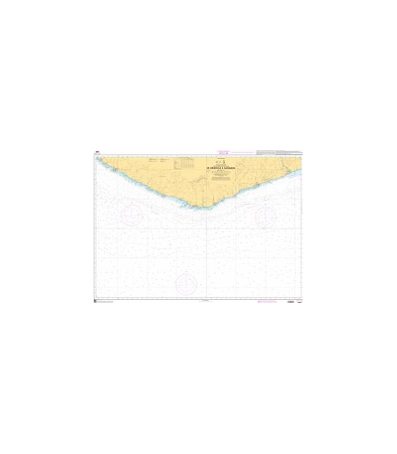OceanGrafix French (SHOM) Nautical Chart 7384 De Greenville à Sassandra