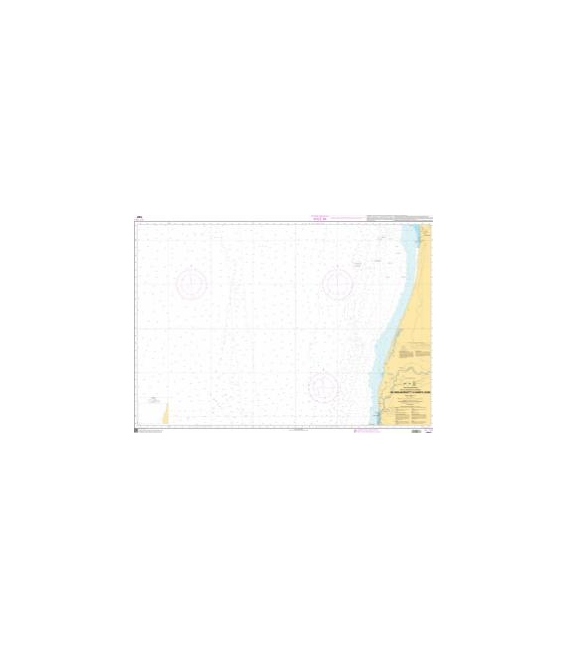 OceanGrafix French (SHOM) Nautical Chart 7387 De Nouakchott à Saint-Louis