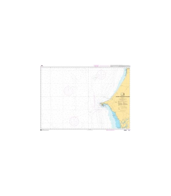 OceanGrafix French (SHOM) Nautical Chart 7388 De Saint-Louis au fleuve Saloum