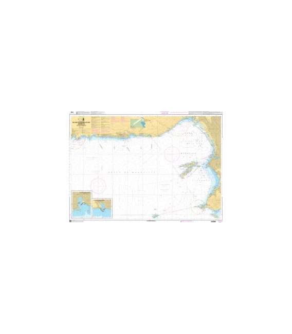 OceanGrafix French (SHOM) Nautical Chart 7392 Du Cap Couronne au Cap Croisette - Golfe de Marseille