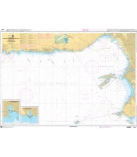 OceanGrafix French (SHOM) Nautical Chart 7392 Du Cap Couronne au Cap Croisette - Golfe de Marseille