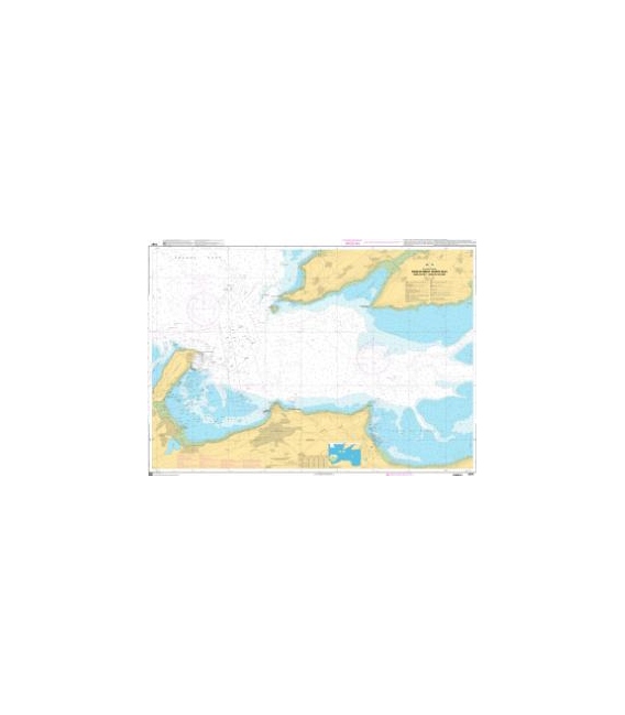 OceanGrafix French (SHOM) Nautical Chart 7397 Rade de Brest (partie Sud) - Anse du Fret - Anse du Poulmic