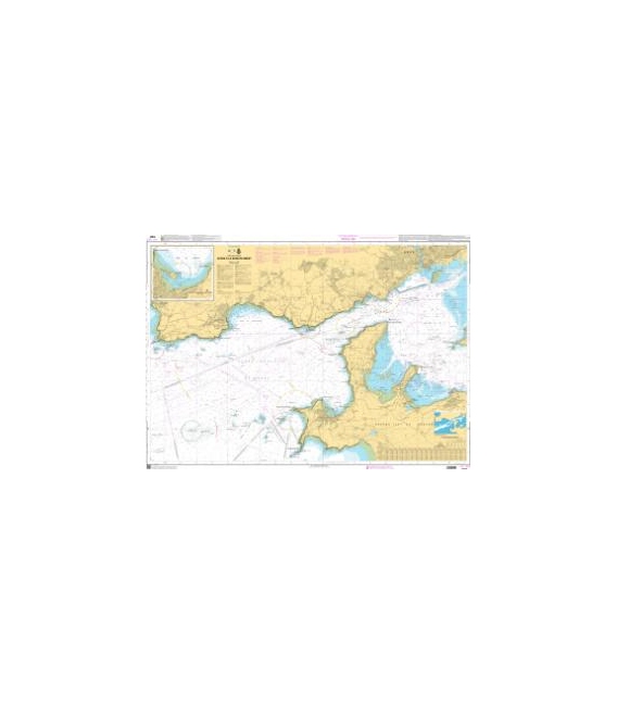 OceanGrafix French (SHOM) Nautical Chart 7401 Accès à la Rade de Brest