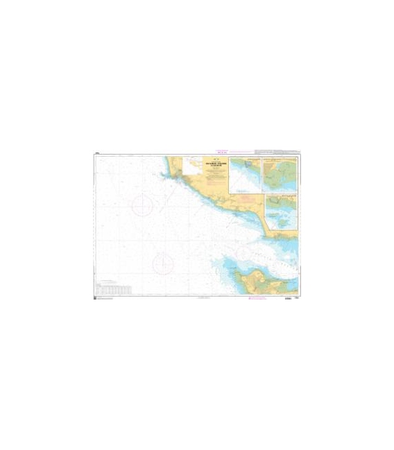 OceanGrafix French (SHOM) Nautical Chart 7403 Des Sables dOlonne à lIle de Ré