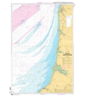 OceanGrafix French (SHOM) Nautical Chart 7416 Abords Sud de Boulogne-sur-Mer - Du Tréport à Boulogne-sur-Mer