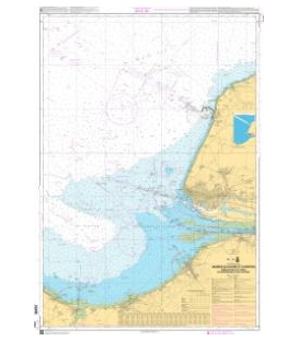 OceanGrafix French (SHOM) Nautical Chart 7418 Abords du Havre et dAntifer - Embouchure de la Seine