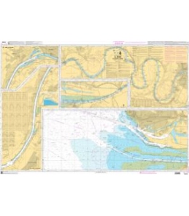 OceanGrafix French (SHOM) Nautical Chart 7419 La Seine - Du Havre à Rouen
