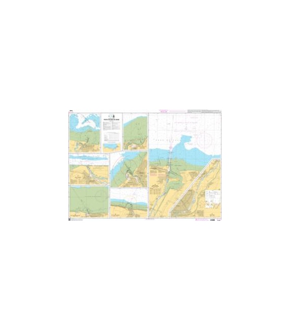 OceanGrafix French (SHOM) Nautical Chart 7420 Ports en Baie de Seine