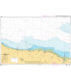 OceanGrafix French (SHOM) Nautical Chart 7421 De la Pointe de La Percée à Ouistreham