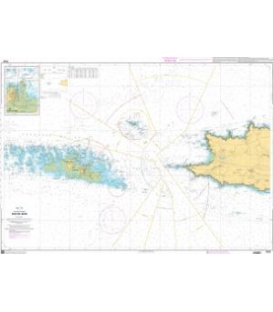 OceanGrafix French (SHOM) Nautical Chart 7423 Raz de Sein