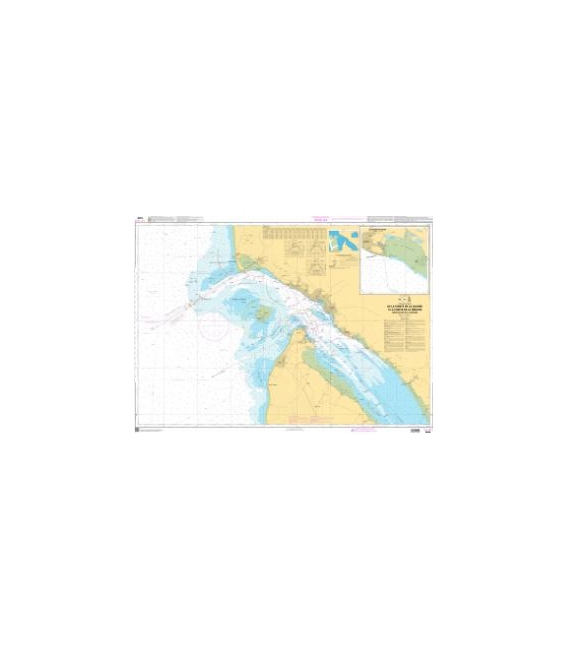 OceanGrafix French (SHOM) Nautical Chart 7426 De la Pointe de la Coubre à la Pointe de la Négade - Embouchure de La Gironde