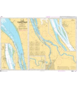 OceanGrafix French (SHOM) Nautical Chart 7427 La Gironde - La Garonne et La Dordogne - De Mortagne-sur-Gironde au Bec dAmbès - j