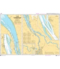 OceanGrafix French (SHOM) Nautical Chart 7427 La Gironde - La Garonne et La Dordogne - De Mortagne-sur-Gironde au Bec dAmbès