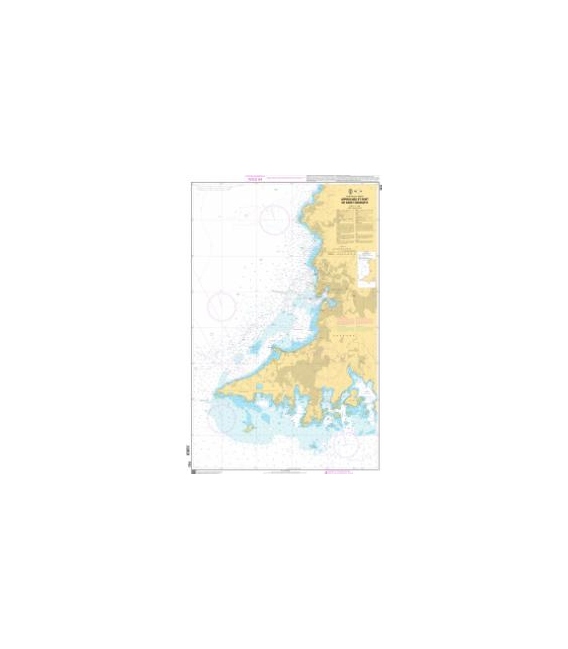 OceanGrafix French (SHOM) Nautical Chart 7632 Approches et Port de Saint Georges